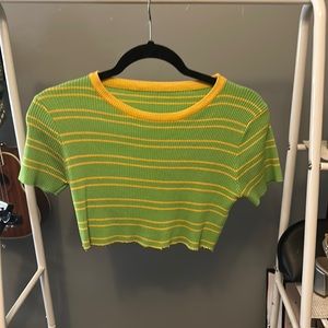 shein retro crop top